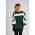 Tricou Elegant Cu MÃ¢neci Clopot Ninita, Verde ÃŽnchis