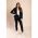 Costum Cu Pantalon Elegant, Monocolor Estrena, Negru