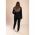 Costum Cu Pantalon Elegant, Monocolor Estrena, Negru
