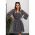 Rochie Mini ElegantÄƒ Cu Guler Rotund È˜i Imprimeu Floral Addisyn, Negru