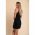 Rochie Mini ElegantÄƒ Cu Volane Alexus, Neagra
