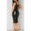 Rochie Bodycon FÄƒrÄƒ MÃ¢neci Din Piele ArtificialÄƒ Leddy, Neagra