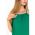 Rochie Maxi Plisata Fara Maneci Idella, Verde
