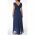 Rochie Midi Eleganta Graciana, Albastru Inchis