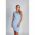 Rochie Mini ElegantÄƒ FÄƒrÄƒ MÃ¢neci È˜i FustÄƒ Cu Detalii Adunate Montreal, Albastru Deschis
