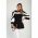 Tricou Elegant Cu Maneci Clopot Ninita, Negru