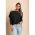 Tricou Oversize Cu Decolteu Bateau È˜i MÃ¢neci Largi Danica, Negru