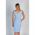 Rochie Mini ElegantÄƒ FÄƒrÄƒ MÃ¢neci È˜i FustÄƒ Cu Detalii Adunate Montreal, Albastru Deschis
