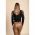 Top Elegant Cu MÃ¢neci Din Material Transparent Begonya, Neagru