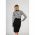 Rochie Midi Eleganta Cu Imprimeu Pepita Si Guler Inalt Moyama, Alba