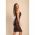 Rochie Bodycon FÄƒrÄƒ MÃ¢neci Din Piele ArtificialÄƒ Leddy, Maro