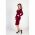 Rochie Mini ElegantÄƒ Cu Decolteu PÄƒtrat AdÃ¢nc Yarina, Visiniu