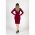 Rochie Mini ElegantÄƒ Cu Decolteu PÄƒtrat AdÃ¢nc Yarina, Visiniu