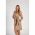Rochie Mini Eleganta Pliabila Din Imitatie De Piele Margotta, Maro