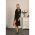 Rochie ElegantÄƒ Cu Guler Pliant È˜i MÃ¢neci 3/4 Imogena, NeagrÄƒ