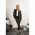 Costum Pantaloni Cu Blazer Elegant Estrena, Negru - Diamant