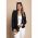 Blazer Cu Guler Clasic Softina, Negru