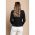 Blazer Cu Guler Clasic Softina, Negru