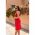 Rochie Midi Eleganta Triona, Rosie