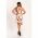 Rochie Midi Eleganta Cu Imprimeu Frassina, Bej