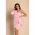 Rochie Mini Eleganta Cu Volane Ricaletta, Roz Deschis