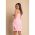 Rochie Mini Eleganta Cu Volane Ricaletta, Roz Deschis