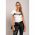 Tricou Cu Maneca Scurta Si Detalii Decorative Lenita, Alb