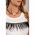 Tricou Cu Maneca Scurta Si Detalii Decorative Lenita, Alb