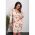 Rochie Midi Eleganta Cu Imprimeu Bavaria, Galben Deschis