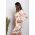 Rochie Midi Eleganta Cu Imprimeu Bavaria, Galben Deschis