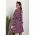 Rochie Mini Cu Imprimeu Bolsena, Roz