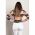 Bluza Eleganta Cu Maneci Lungi Si Imprimeu Noraha, Roz