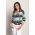Bluza Eleganta Cu Maneci Lungi Si Imprimeu Noraha, Albastru Deschis