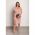 Rochie Midi Eleganta Triona, Roz Deschis