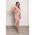 Rochie Midi Eleganta Triona, Roz Deschis