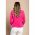 Blazer Cu Guler Clasic Softina, Fucsia