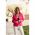 Blazer Cu Guler Clasic Softina, Fucsia