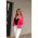 Blazer Cu Guler Clasic Softina, Fucsia