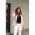 Blazer Lung Cu Guler Clasic Turina, Bej