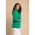 Blazer Lung Cu Guler Clasic Turina, Verde