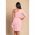 Rochie Mini Eleganta Cu Volane Ricaletta, Roz Deschis