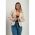 Blazer Cu Guler Clasic Softina , Bej