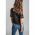 Bluza  Dama Cu Maneci Transparente Jurana, Negru