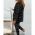 Costum Pantaloni Cu Blazer Elegant Estrena, Negru - Diamant