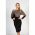Rochie Midi ElegantÄƒ Cu Imprimeu Geometric Serenna, NeagrÄƒ