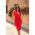 Rochie Midi Eleganta Triona, Rosie