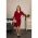 Rochie Mini Eleganta Cu Detaliu De Margele Si Decolteu  In ''V'' Candys, Visiniu