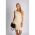 Rochie Mini ElegantÄƒ FÄƒrÄƒ MÃ¢neci È˜i FustÄƒ Cu Detalii Adunate Montreal, Bej