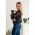 Bluza Eleganta Cu Volane Balmina, Neagra