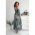 Rochie Maxi Eleganta Cu Imprimeu Montella, Albastru Deschis
